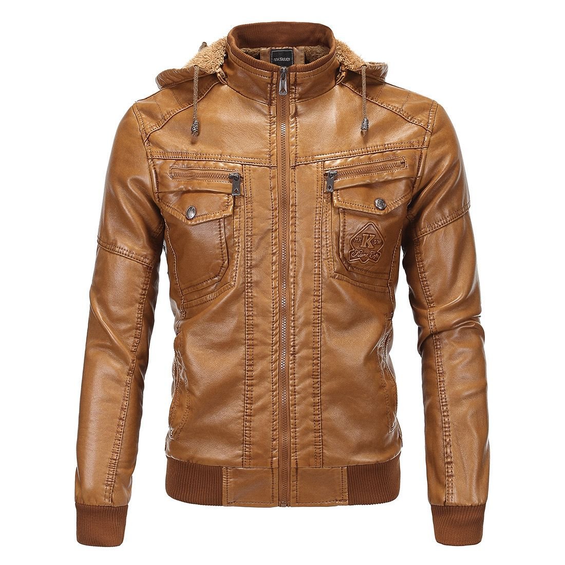 BLACK LEATHER JACKET - Image 5
